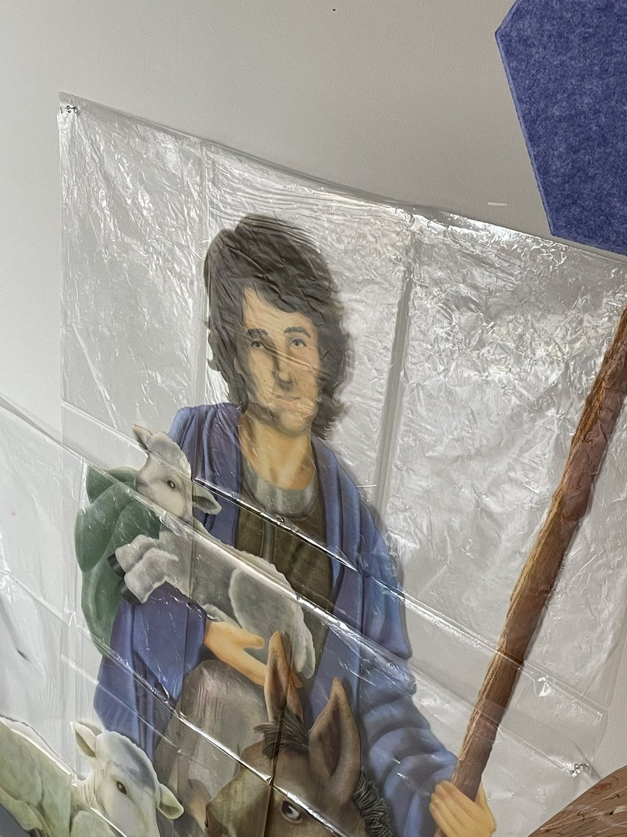 revsteven's tweet image. This Jesus poster looks like Paul Rudd, right?