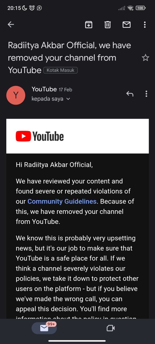 esqweetle's tweet photo. @TeamYouTube You guys didn't explain in detail why you deleted my channel, what minutes and about what?, this is very unfair. @TeamYouTube https://t.co/6CyGLXzYZV