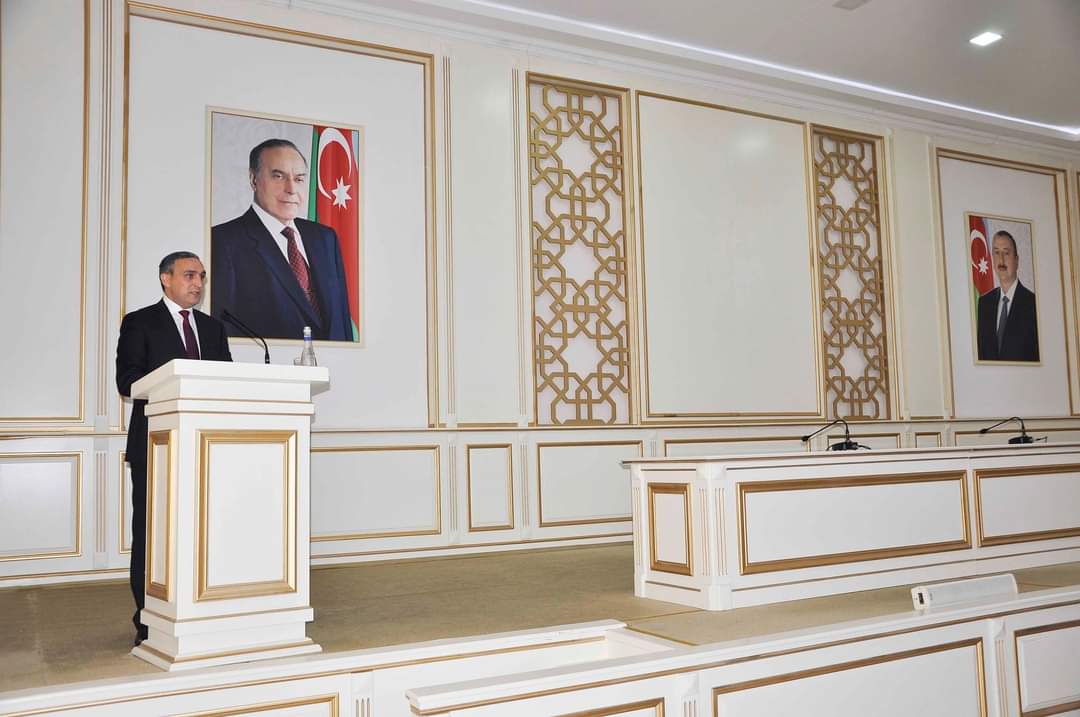 08 aprel 2023-cü il tarixdə Ağdam Rayon Heydər Əliyev Mərkəzində Rayon İcra Hakimiyyətinin və YAP Ağdam rayon təşkilatının birgə təşkilatçılığı ilə “Heydər Əliyev və Azərbaycanda milli intibah dövrü” mövzusunda keçirilən konfransda iştirak etdik.