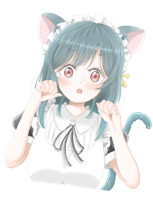 メイド栞子にゃん#虹ヶ咲 