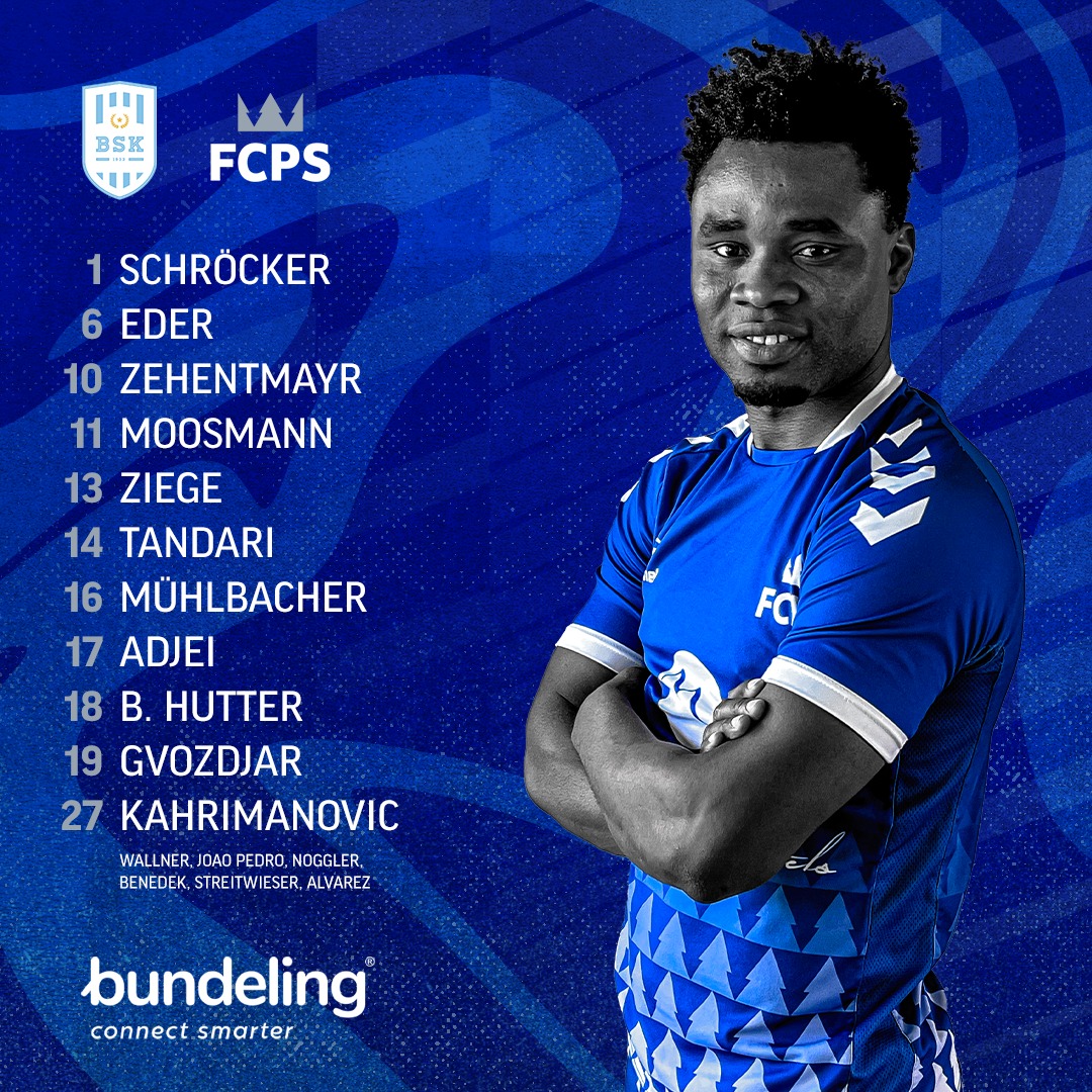 FCPSen's tweet photo. Today's Starting Line-Up 💙⏫ 

#Pinzgau23 #MountainousPineBlues #OnwardTogether https://t.co/8YazT1DJ88