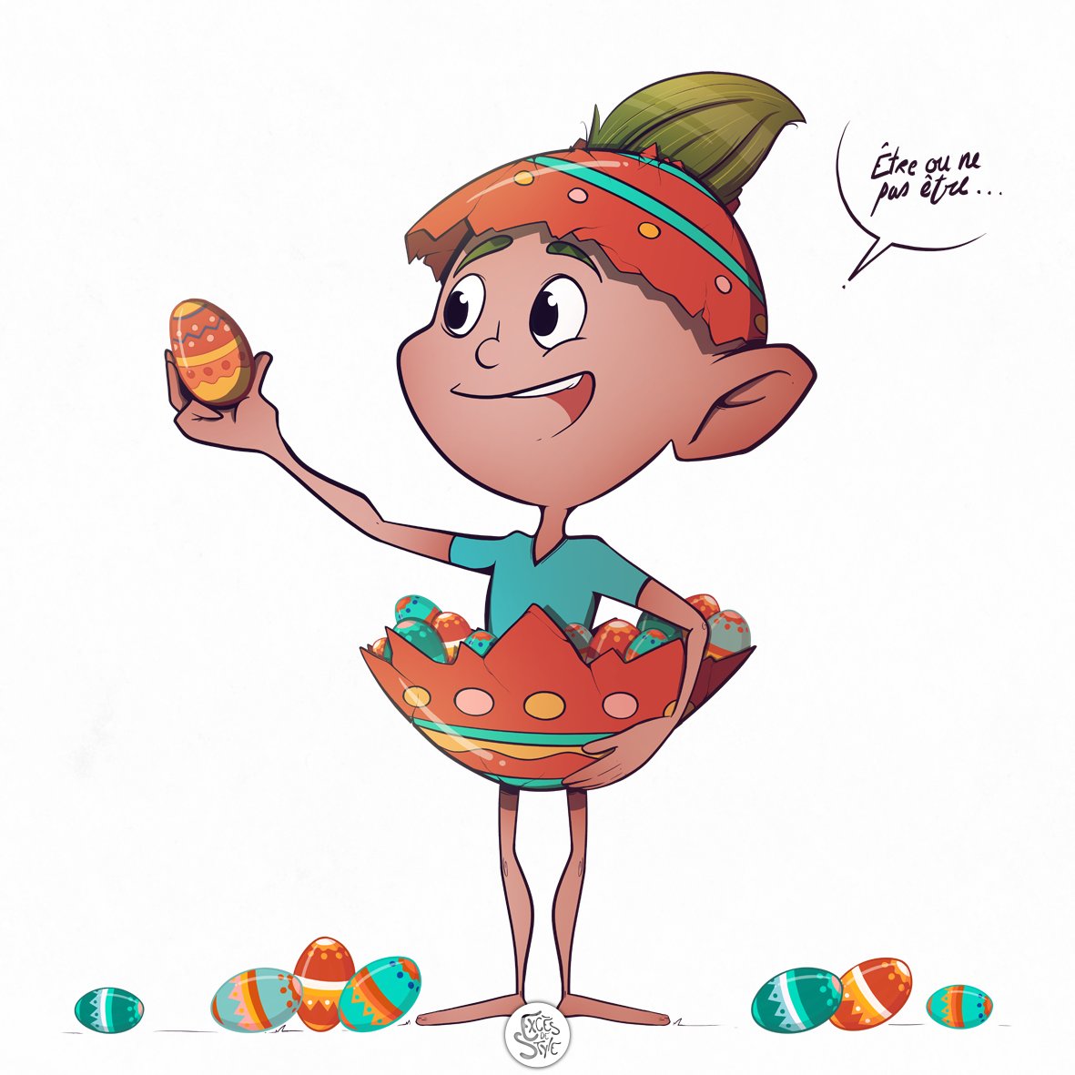 excesdestyle's tweet photo. Etre ou ne pas être...

Joyeuses Pâques !

Bisous à tous !
On n'oublie pas : De l'excès oui, mais toujours avec style.

#excesdestyle #ES #VDHD #illustration #drawing #digitalart #photoshop #creationfrancaise #bourgogne #Nevers #pistache #œuf #pâques #joyeusespaques https://t.co/aDyppII7K0