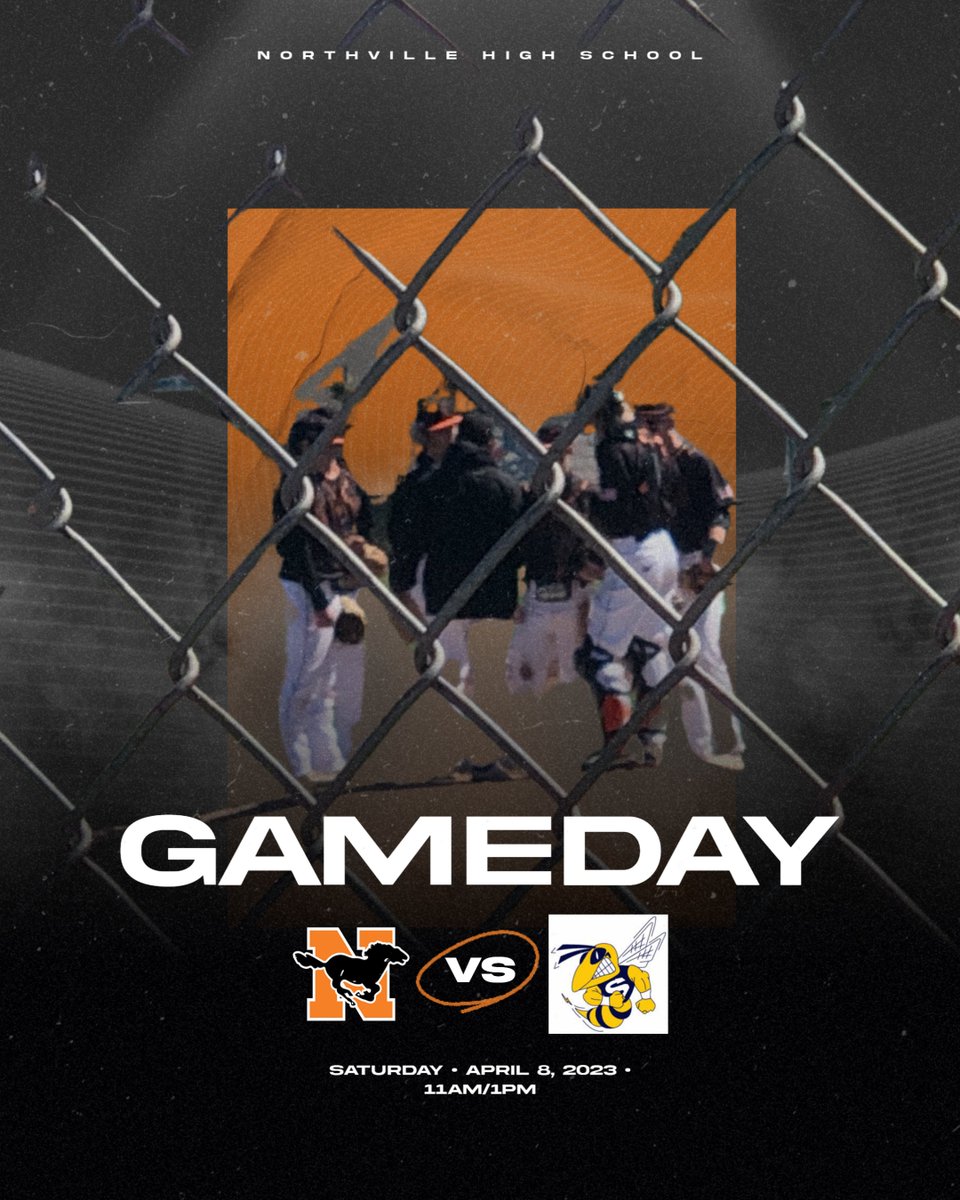 nvilleathletics's tweet photo. Good luck to the baseball program vs. Saline today.  
9th - 11am/1pm @ Hillside Field
JV - 11am/1pm @ Saline
Varsity - 11am/1pm vs. Saline @ HS
#GoMustangs #BeAGreatTeammate #MakeSomeoneBetter https://t.co/GgUOWSIYkh