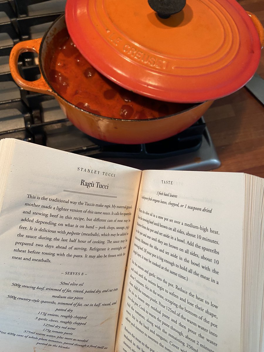 Jadz79's tweet photo. @stanley_tucc sorry Stanley, I seem to have got Ragu Tucci on my Stanley Tucci book 😋 https://t.co/C1yddUHy4R