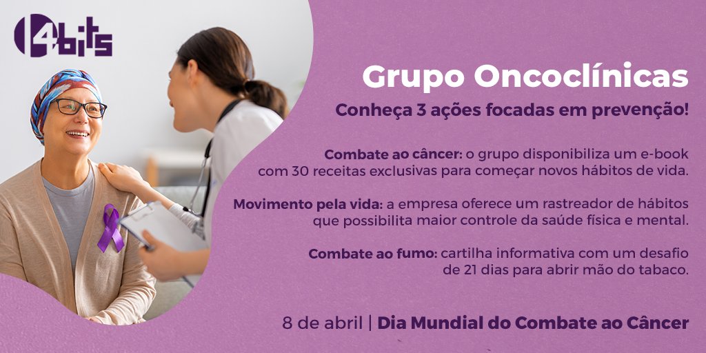 14bits's tweet photo. Para saber mais sobre o nosso SAC 4.0, entre em contato conosco ou acesse o site: https://t.co/hhyNfXHgXy

#14bits #câncer #prevenção #combateaocâncer  #oncoclínicas #tratamento #marketing #marketingdigital #redessociais #midiassociais #publicidade https://t.co/tEUqmIHhiX