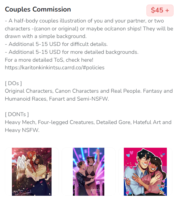 karitonkintsu's tweet photo. [ #commission #commissionsopen ]
Hello! So I'm opening ko-fi commissions indefinitely, I'm currently just doing clearance before I graduate and so I need some funds to support myself while I wait to get my diploma.

check out more details here: https://t.co/54sjAsoBEB https://t.co/eBFMj4VpXU