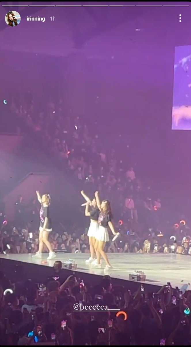 Beccalicious_928 on Twitter "Irin tag becca on her IG story itzy concert. She was supposed to