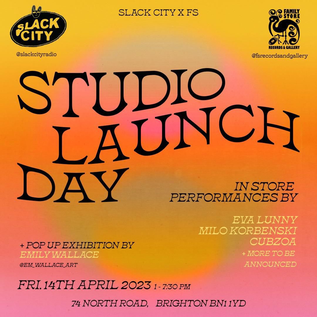 Friday 14th stripped back in store set <a href="/familystoreuk/">family store</a> for <a href="/slackcityradio/">Slack City</a> . V cozy v fun, come hang