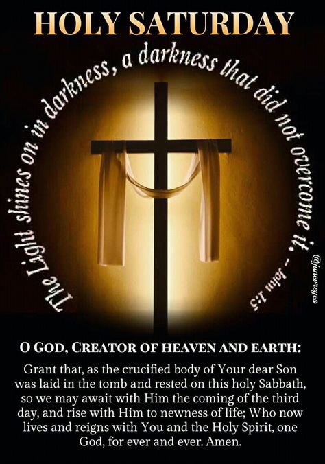DCCMothersClub's tweet photo. Holy Saturday is a day of waiting, of hoping, of choosing to believe that all he said was true.

Just as the disciples waited, we wait today in joyful hope for the coming of our Saviour; remembering the imminence of his first coming in the silence of Holy Saturday. https://t.co/xt9WNTDj21