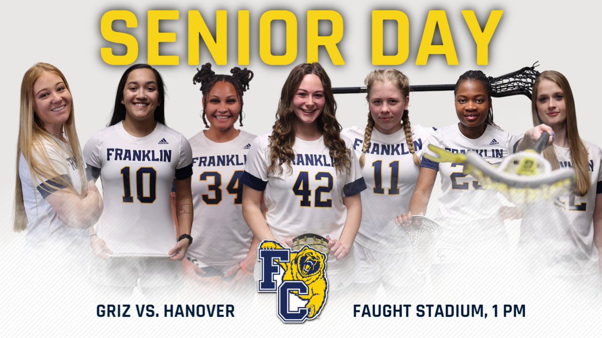 FCGrizAthletics's tweet photo. It's the HCLC opener and Senior Day afternoon for @FCGrizLax, as they host Hanover this afternoon. The opening draw is set for 1 PM with senior day ceremonies before the game. 

Follow live: 
📺: https://t.co/V2YNCUfivD
📊: https://t.co/wHnmDkl6DB 

#TeamGriz #GrizGrit https://t.co/5cllVr12bW