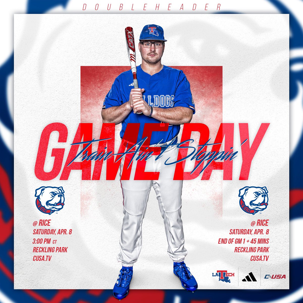 Diamond Dogs on Twitter "Two 7inning games on deck 🆚 Rice ⏰ 3 pm CT 📍