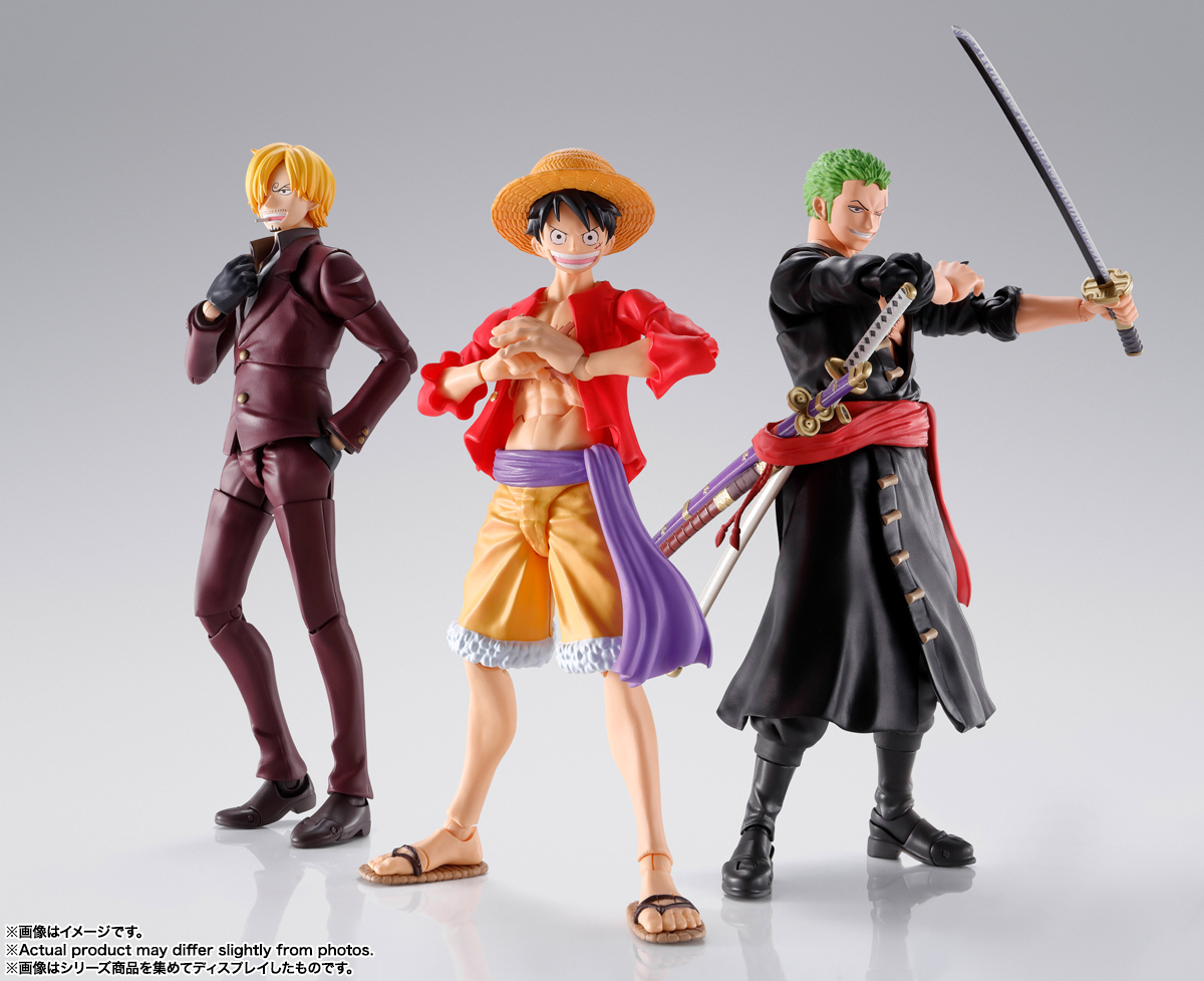 ワンピース　フィギュア　20th anniversary　ルフィ　ゾロ　サンジ S.H.Figuarts『ONE PIECE』シリーズ本格始動！ ルフィ、ゾロ、サンジが