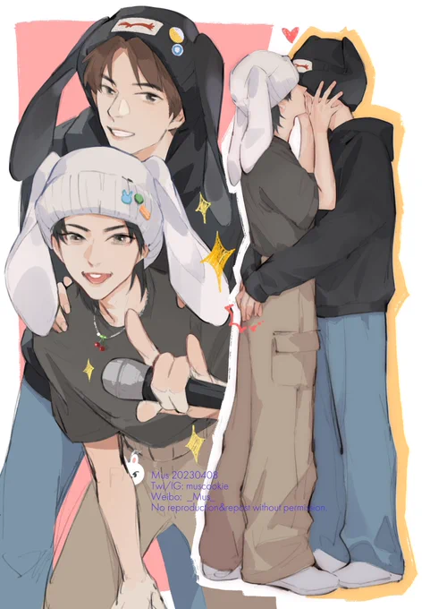 大型犬和小型兔 #승밍 #2min #离婚危机 #Straykidsfanart 