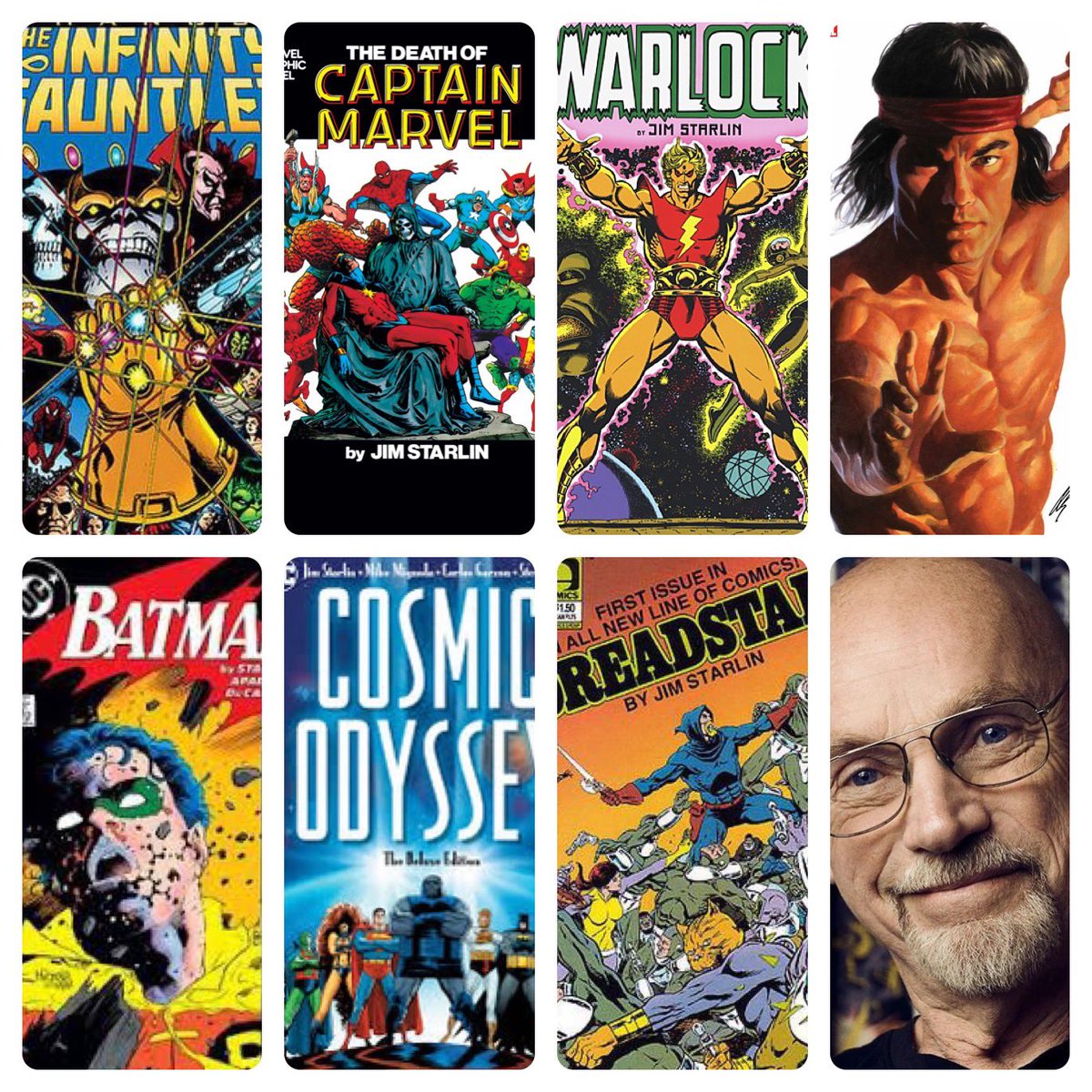 Thanos. Gamora. Drax. Infinity Gauntlet. Oh and add things like Adam warlock, Shang-Chi… Jim Starlin’s impact on MCU is HUGE!