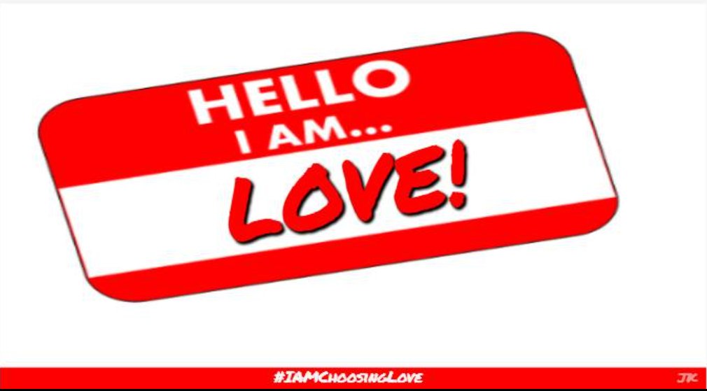 Declare who you are! ❤️#IAMChoosingLove
#joytrain #KindnessMatters