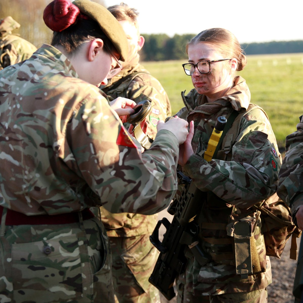 LancsArmyCadets's tweet photo. Day 2 Easter Camp.

Visited Fieldcraft Wing and Signals.  Some of the Cadets first time sleeping under a basha and cooking their own rations.

Signals training looked like a great deal of fun,very engaged Cadets and CFAV's.

#armycadetsuk #goingfurther #cadetforce #northwestrfca https://t.co/vxhUQKv7QB
