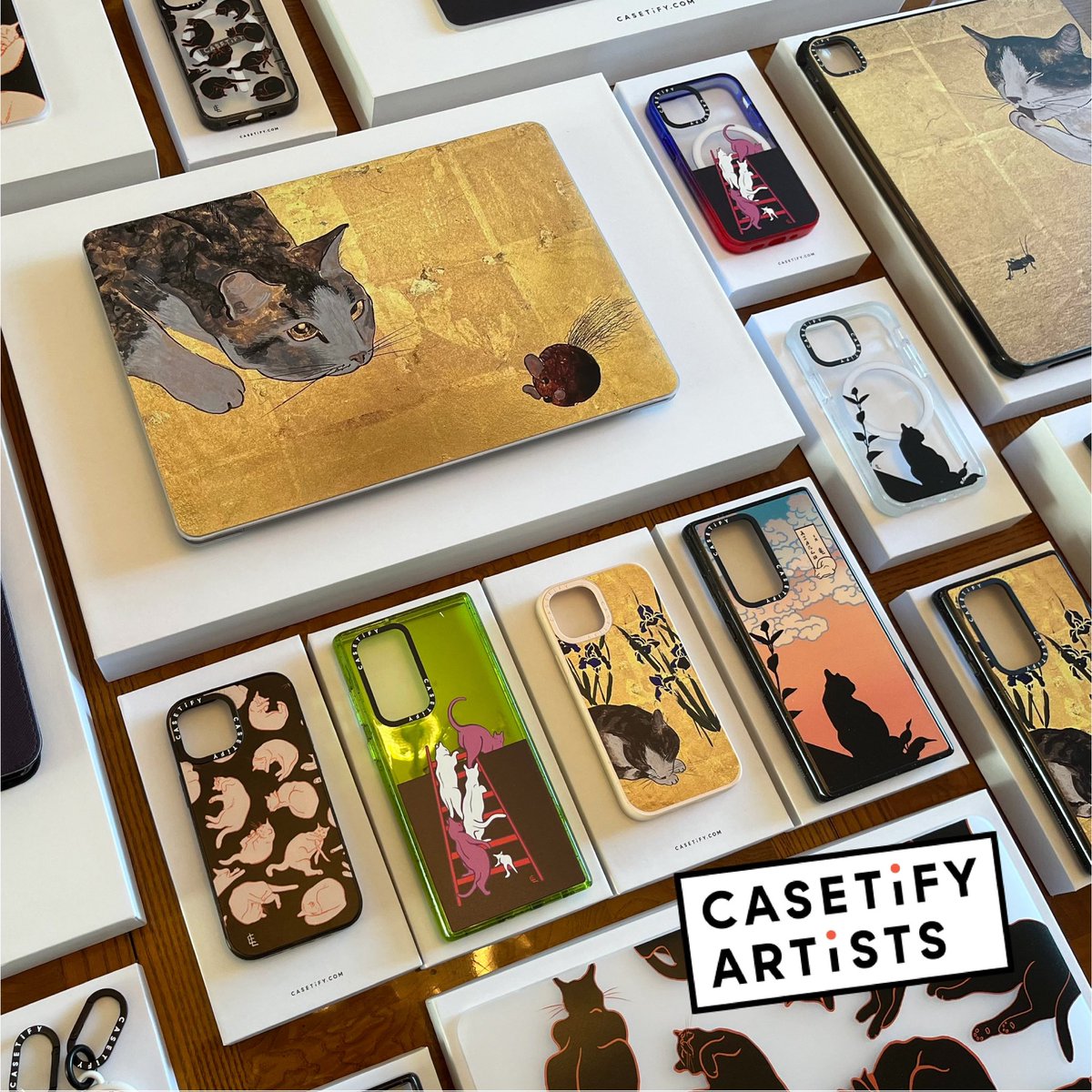 I’m delighted to collaborate with CASETiFY and release my designs of cats with them: 

casetify.com/id_ID/edwardlu…

#casetify #cats #art