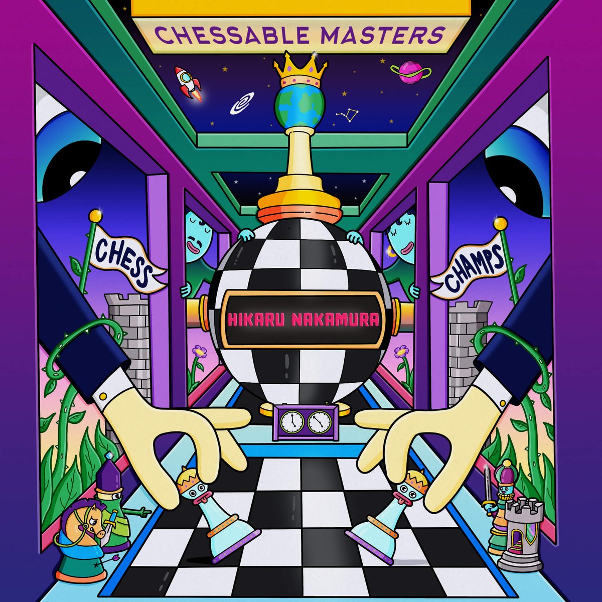 ChessChampsOff's tweet image. Want to experience the @ChampChessTour Finals in person? There's still time!
Owning @GMHikaru's #ChessableMasters trophy will let you watch from the tour finals from the front row!
Only 4 hours left of the auction!
Make your bid now: bit.ly/3lZFqDW