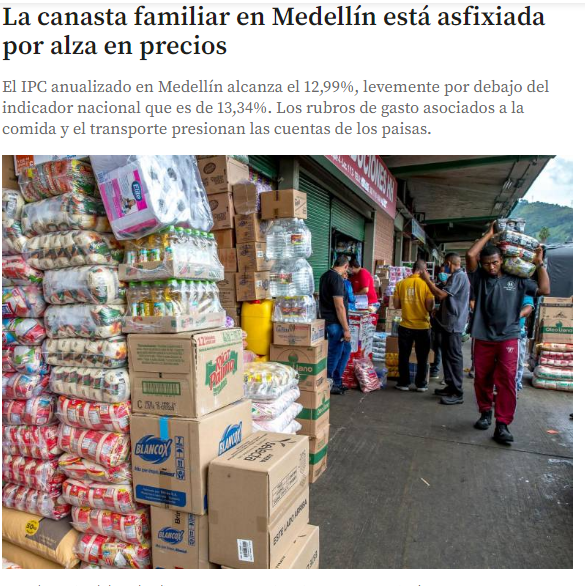 Enrique_GomezM's tweet photo. Aumento de precios de algunos alimentos entre marzo del 2022 y marzo del 2023: Leche, subió un 32%, café 41%, arroz, 39%, plátano 45%. De ese año, más de la mitad corresponde a este desgobierno. La solución imponer una reforma tributaria regresiva que encarece cada vez más todo https://t.co/9mhN8T78nX