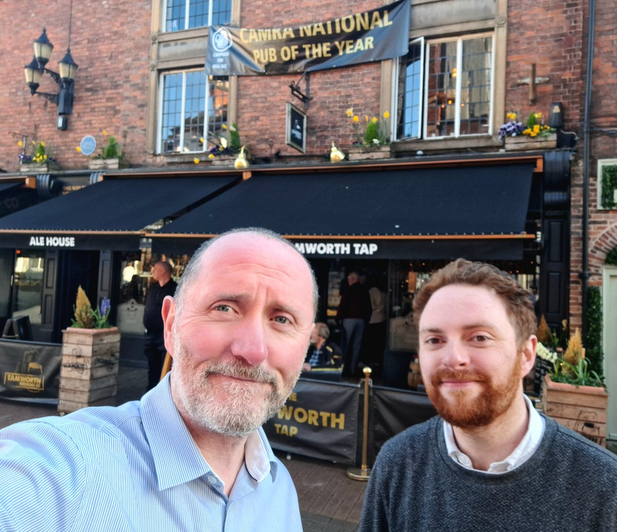Did the Tamworth Tap deserve to win CAMRA pub of the year 2022?
Well, the Bank Holiday weekend is the perfect time to go and decide for yourself. 🍺 
(Me and my son say it's an easy YES 🏆 )
#BankHolidayWeekend