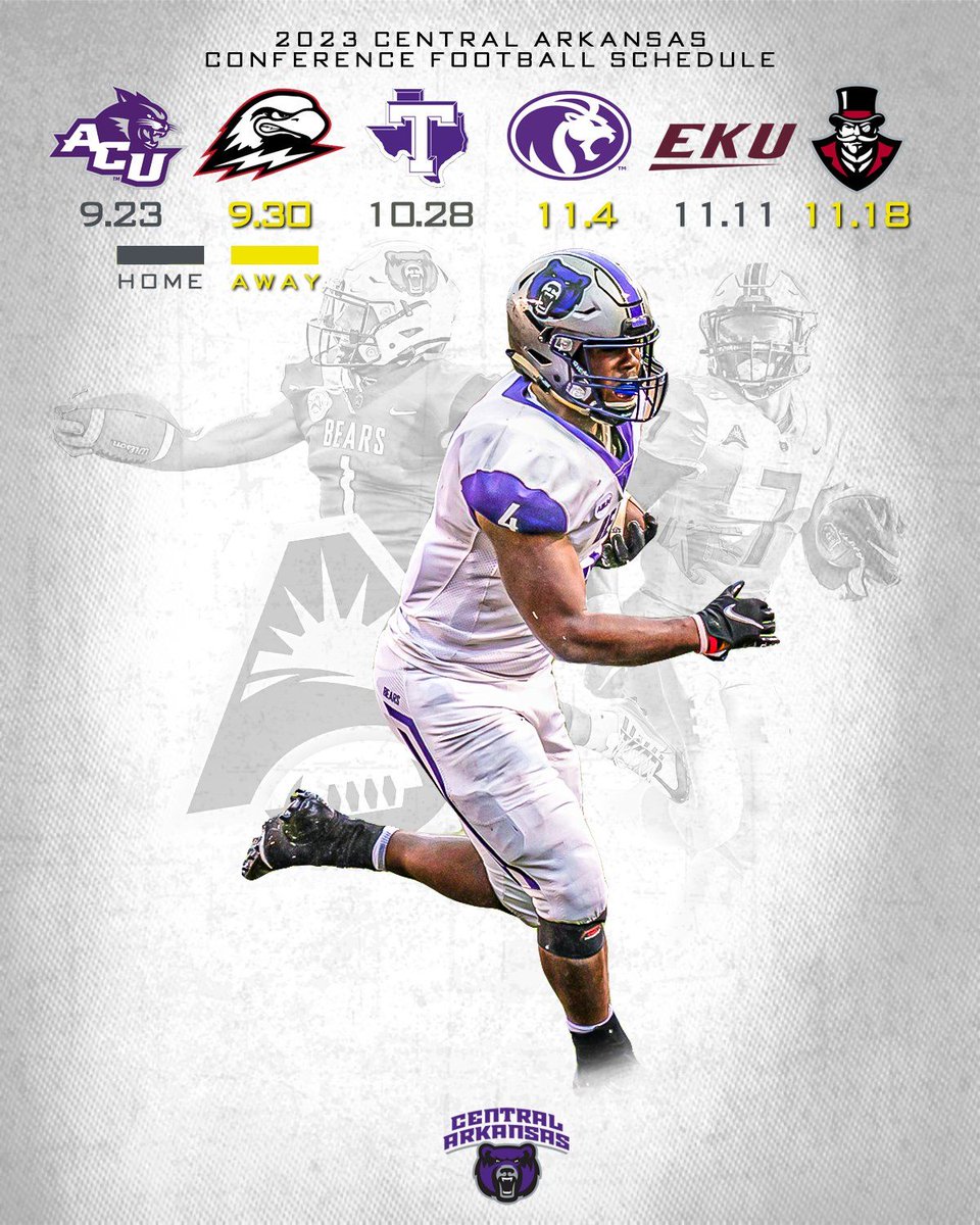 Atlantic Sun Conference (@asunsports) on Twitter photo 2023 conference slate βΌοΈ
Check out what's in store for <a href="/UCA_Football/">π¨ππ ππππ₯π¦ ππ’π’π§ππππ</a> this season!π
#ASUNBuilt | <a href="/ASUN_Football/">ASUN Footballπ</a> | #BearsClawsUp 2023 conference slate βΌοΈ
Check out what's in store for <a href="/UCA_Football/">π¨ππ ππππ₯π¦ ππ’π’π§ππππ</a> this season!π
#ASUNBuilt | <a href="/ASUN_Football/">ASUN Footballπ</a> | #BearsClawsUp