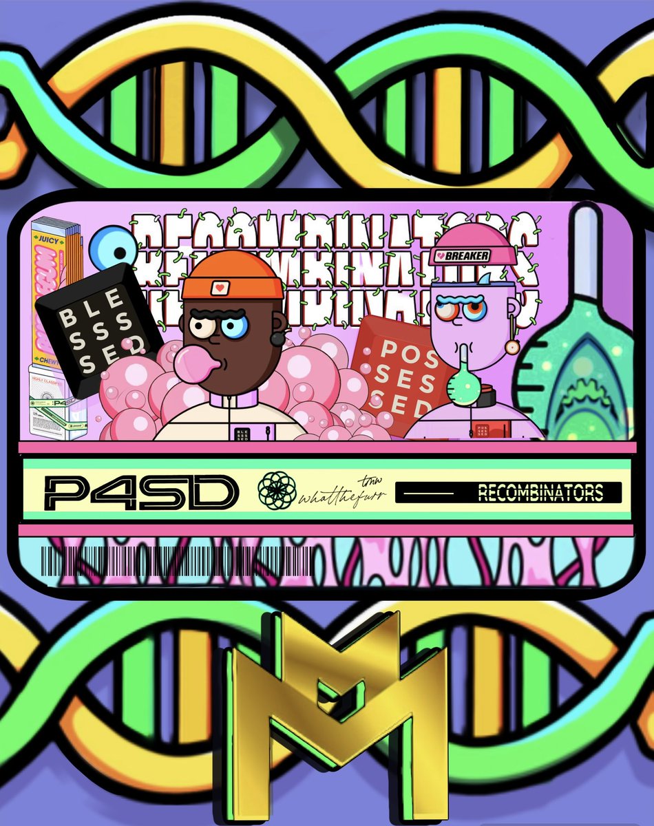 KenFt77's tweet photo. #MakeoverMadness may be over but I’m sure that winning feeling is still fresh for The RECOMBINATORS team,  @Zaepian  @theJointChiefDJ and @0xKep with their creation of 
Bobby Bubbleguts ! @ThePossessedNFT #Posse 
Congrats on the W! 🏆🥇🧬🧪🧪🧪 https://t.co/IHt3P74Z51