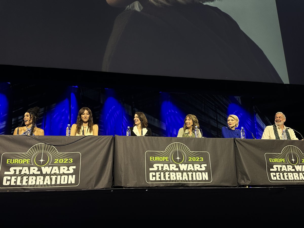 Just announced at #StarWarsCelebration: Joining the cast of #Ahsoka will be Ray Stevenson, Ivanna Sakhno, and Diana Lee Inosanto.