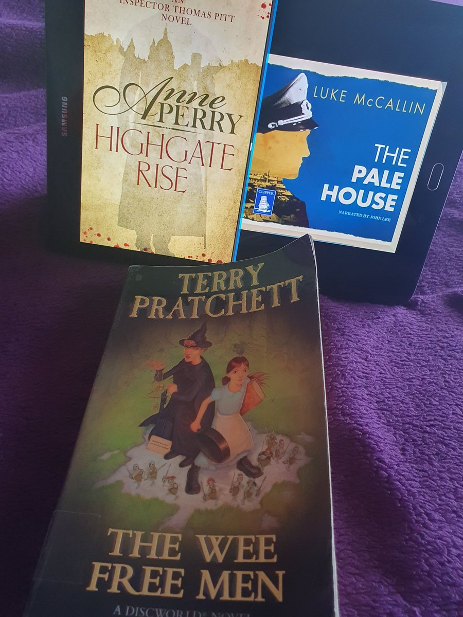 Dg19XXGee's tweet photo. #audiobook #BookTwitter #bookworm #fiction #ClassicsTwitter #discworld #crimefictionlover #crimefiction @audibleuk #HistoricalFiction @The_CWA #readingforpleasure #Reading #springreading #ww2 #victorian #weefreemen @HaveringLibrary @HistoriaHWA @EssexLibraries @AnnePerryWriter https://t.co/IIEqAyOfeh