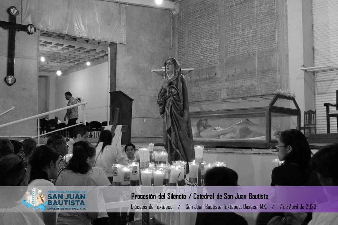 Procesión del Silencio 2023 
Catedral de San Juan Bautista 
Tuxtepec, Oax. 

7 de Abil de 2023

📸 Mc Yanni 

#Tuxtepec #SemanaSanta2023 #TalitaKumi #Catedral #Oaxaca