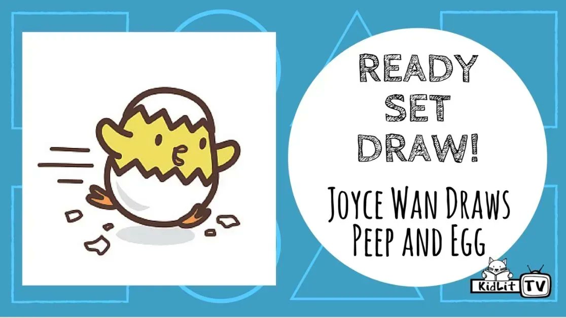 KidLitTV_NYC's tweet image. Looking for an eggscellent #Easter art activity for kids? Join #kidlit illustrator @joycewanbooks for #ReadySetDraw and learn to draw Peep &amp;amp; Egg from PEEP AND EGG: I’M NOT HATCHING.🐣 Click here: buff.ly/3KoYF29 @AuthorLauraGehl
#EasterActivities #FunForKids