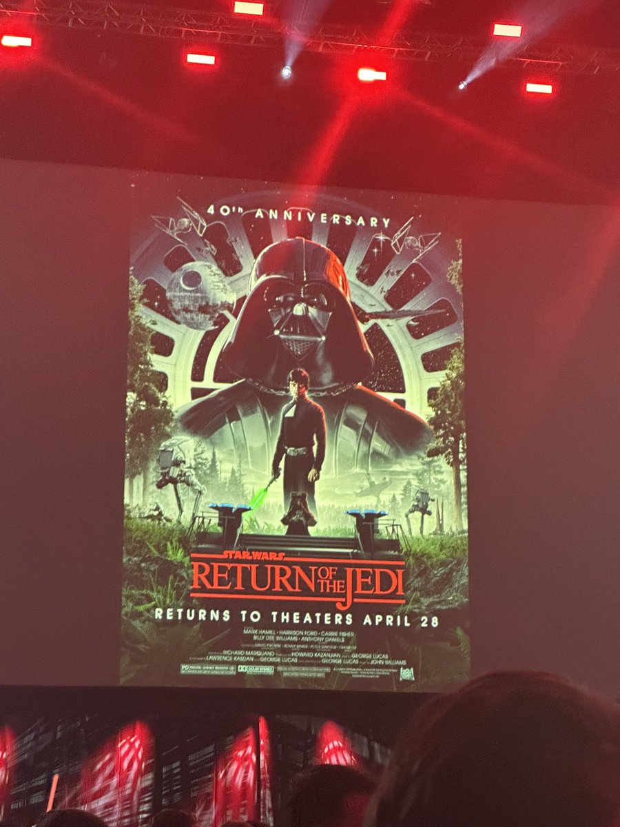 A new poster for ‘RETURN OF THE JEDI’ by Matt Ferguson has been revealed for the film’s 40th anniversary #SWCE