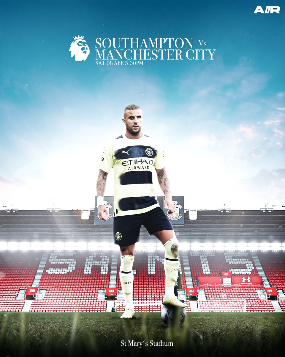 AdrDesigns's tweet photo. Southampton vs Manchester City | Sat 08 Apr 17.30PM
#ManchesterCity #MatchDay #SouthamptonFC #kylewalker https://t.co/nrTIMh9cnM
