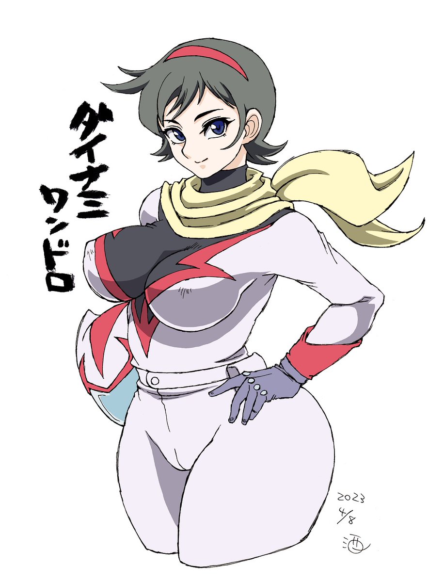sakemizu's tweet image. #ダイナミックプロ作品版深夜の真剣お絵描き60分一本勝負
ミチルさん（手癖版）
