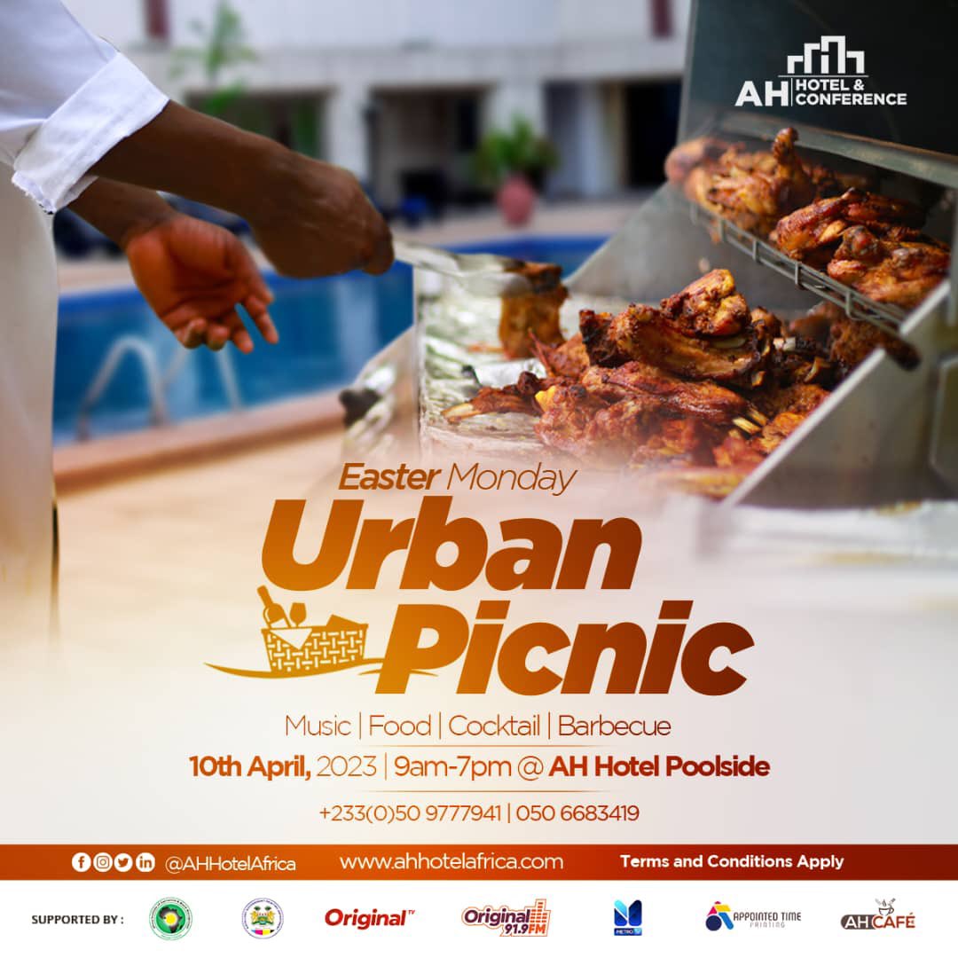 qweku_b's tweet photo. AH Hotel and Conference has the best Easter Holidays package for you and the family. Don’t miss out! @AHHotelGh #AHHotel #AHCafe #HappyEaster #EasterHolidays #EasterCation #UrbanPicnic https://t.co/CwJC17ADwm