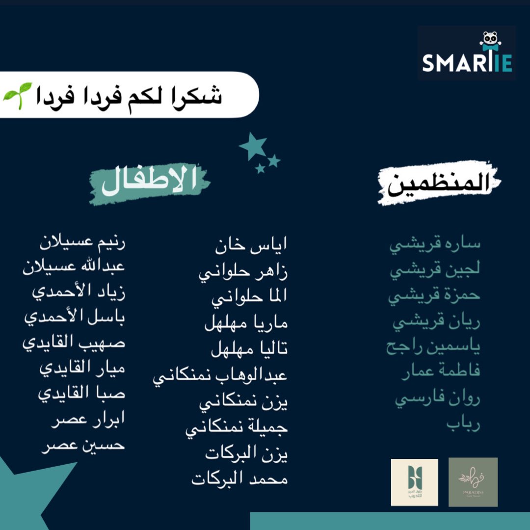 ما اجمل التطوع وروح العطاء
شكرا لكل مبادر ومشارك وداعم شكرا لكل من كان سبب في نجاح المبادرة بعد توفيق الله

فالحمدلله الذي لا تزيده كثره العطاء الا كرماً وجودا 
قال تعالى { ومن تطوع خيراً فإن الله شاكر عليم }
#لتبقى_الأرض_فردوسا 🌱