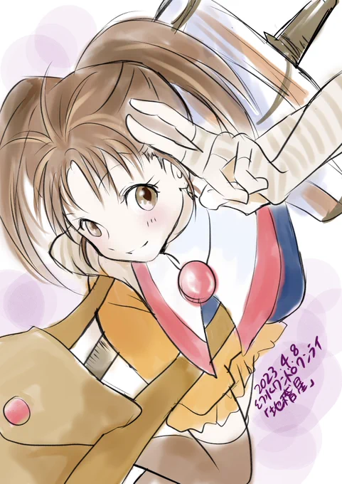 #幻水ワンドロワンライ 第13回【地稽星・地俊星・地走星】  4から地稽星のリタちゃん リタポンばかりしていて美少女攻撃の1人というのを忘れてました