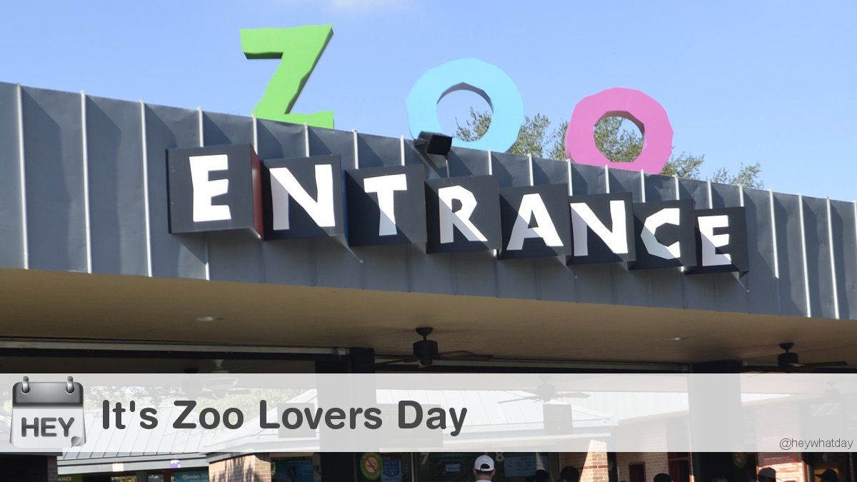 It's Zoo Lovers Day! 
#NationalZooLoversDay #ZooLoversDay #Park