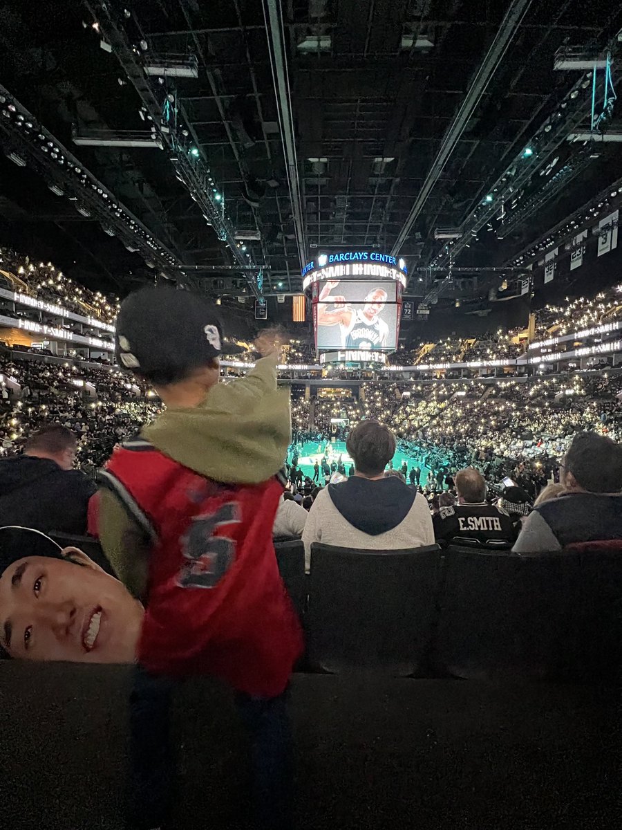 Pdubb315's tweet photo. Khyir's always bringing the energy to the #BKBlock
Friday night vs the Magic. Nets clinch the Playoffs. #TheBrooklynWay https://t.co/usSYHCNCWU