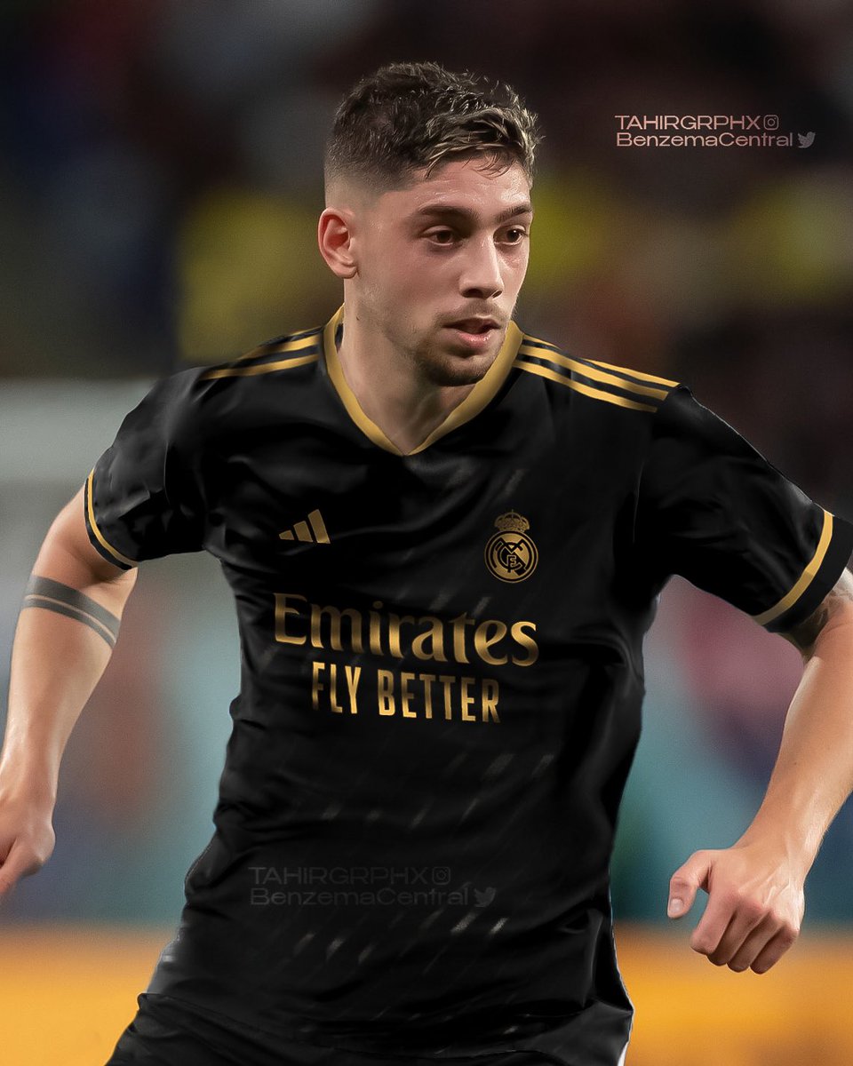 👕 Fede Valverde in leaked Real Madrid 2023-24 third kit