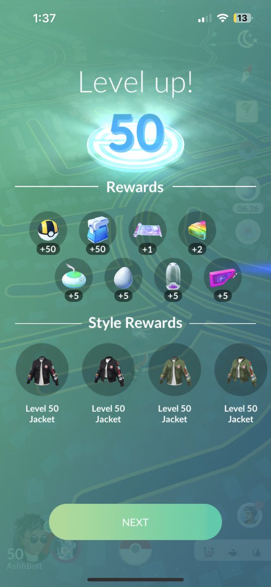 avnissssssssh's tweet photo. Yesss we made it ☺️🥰#PokemonGO #LevelUp https://t.co/rK6bUagVPU
