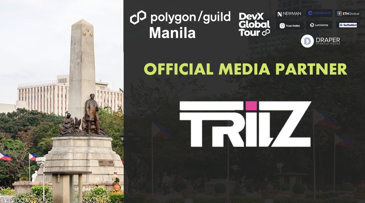 We're proud to announce our new community partnership with TRILZ. As we look forward to our future events, follow us for updates on how we're making a difference in our community.

#PolygonGuildManila
#PolygonLabs
#FilipinoWeb3Community