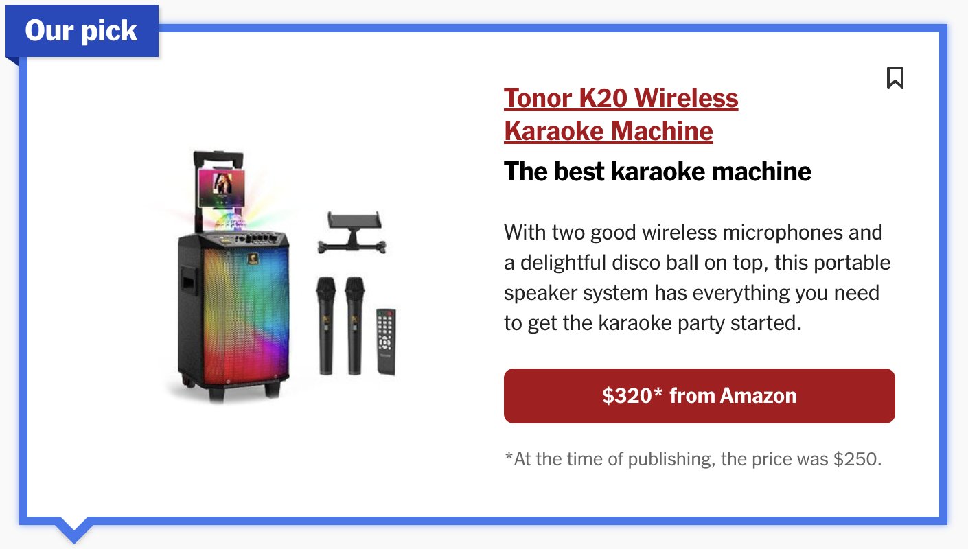 K20 Wireless Karaoke Machine – TONOR