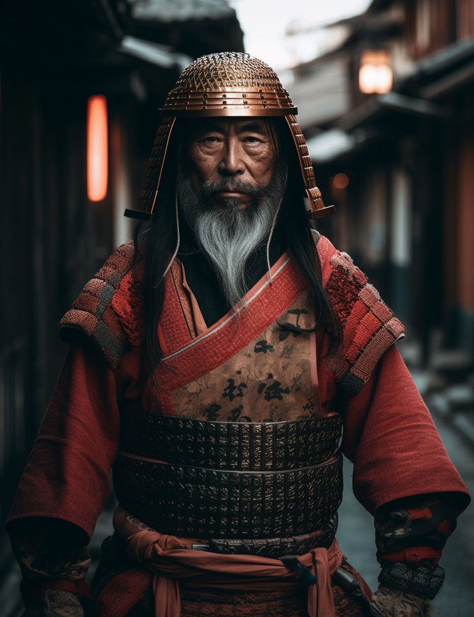 AIFolkTales's tweet image. 1/ Kaito, the samurai warrior, had a long white beard and a golden helmet.

When he was challenged to a duel, his opponent mocked his appearance.

#aiFolkTales #HumansOfai