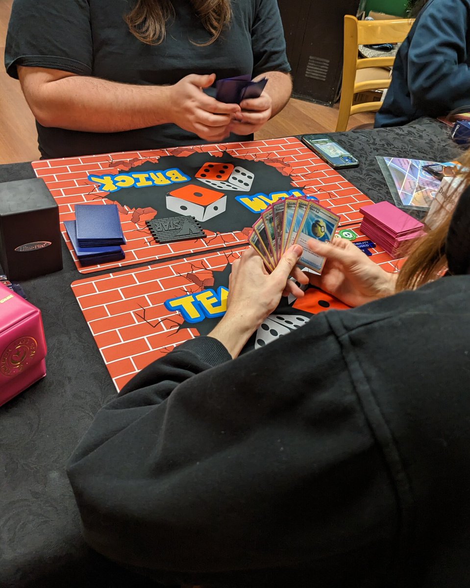 Come out to Dicey Business' April league challenge! Tuesday, April 18th at 7PM SHARP (arrive early!)

Entry: $6, players receive a Series 2 Prize Pack
Prizing: Scarlet &amp; Violet pack per player added to the prize pool for X-0 and X-1 records

Decklists are required for this event!