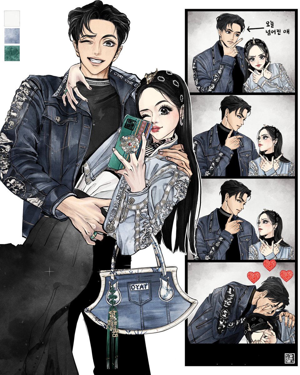 oyatvn's tweet photo. 십장생 데님 ��킷 +
가죽으로도 그려볼까 싶다 https://t.co/KtOyG2yJTN