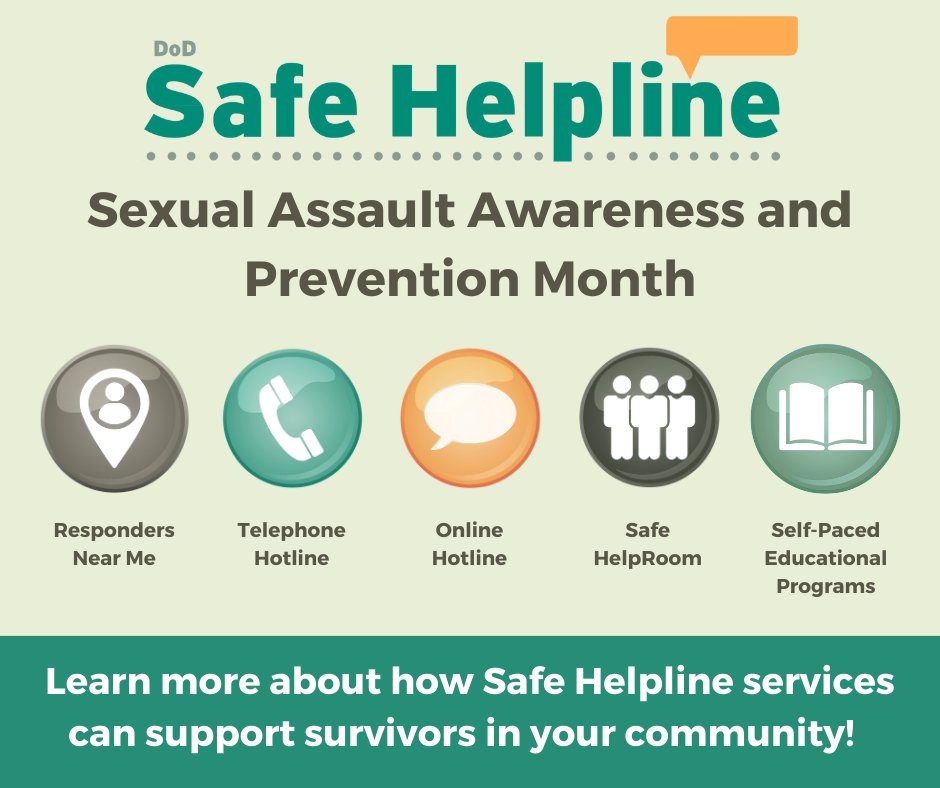 RAINN's tweet photo. April is Sexual Assault Awareness and Prevention Month! Take time this month to learn about the effects of sexual assault and ways to support survivors in your community. Learn more at https://t.co/svDMXfqd8S  #SAAPM https://t.co/wViIH0WHDd