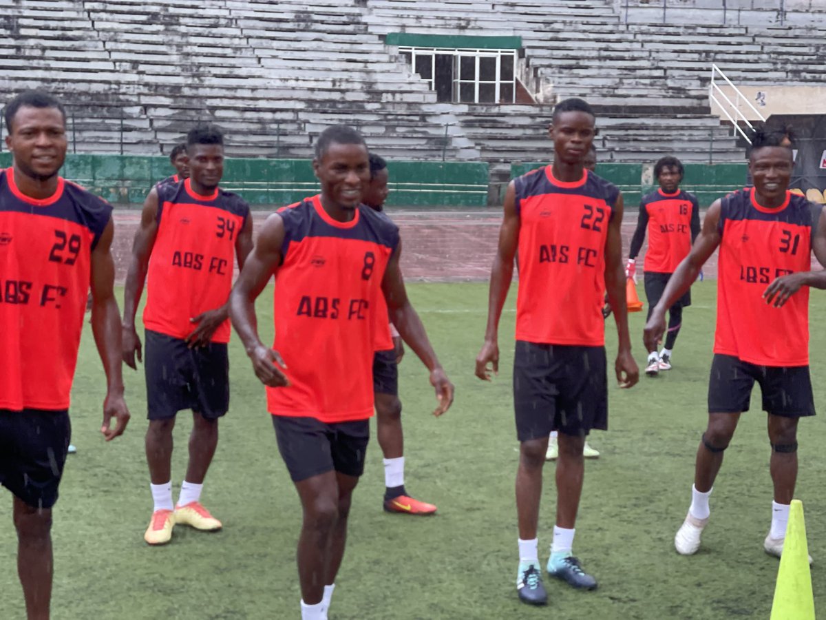 ABSIlorinFC's tweet photo. Warm up done. Kick off in 25 minutes. #WeAreABS #JETABS NNL23 https://t.co/5fBFLPe8sn