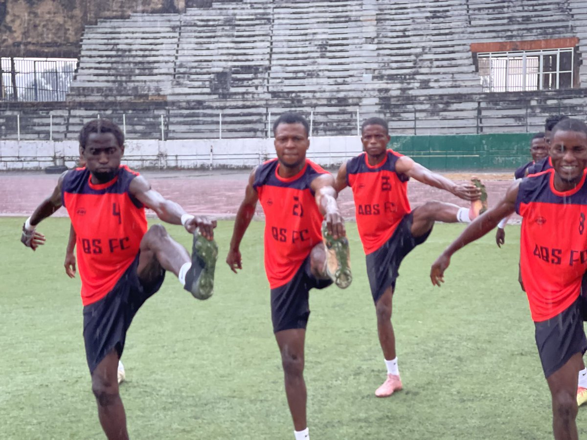 ABSIlorinFC's tweet photo. Warm up done. Kick off in 25 minutes. #WeAreABS #JETABS NNL23 https://t.co/5fBFLPe8sn