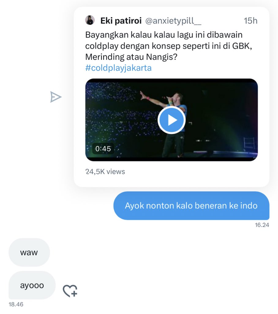 farihikmaliyani's tweet image. Sebuah keajaiban, teh @bubukcoffee bilang “ayo” diajak nonton konser. Ga pernah terjadiii 🥹🥹🥹 #berkahramadan
