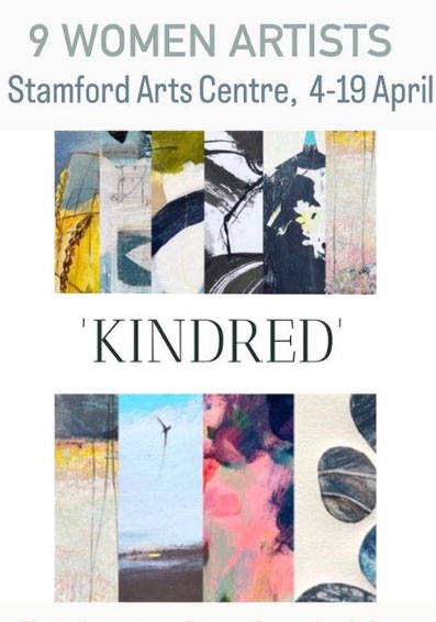 KINDRED. LSA member Carol Pairaudeau and 8 other women artists Exploring evocative themes of nature, landscapes, botanica, surface pattern and abstraction through their work. Stamford Arts Centre, St Mary's St,
Stamford  PE9 2DL 4th - 19th April 2023 #artexhibition #paintings